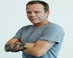 He inked a real tattoo when the character  Jack Bauer had a tattoo in the television series 